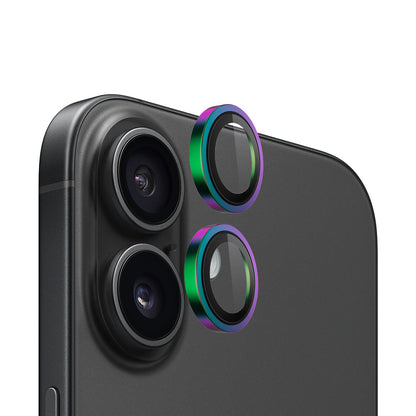 Zaštitna folija za zadnju kameru Blueo Metal Frame za Apple iPhone 16 Plus / 16, Kaljeno staklo, Višebojno