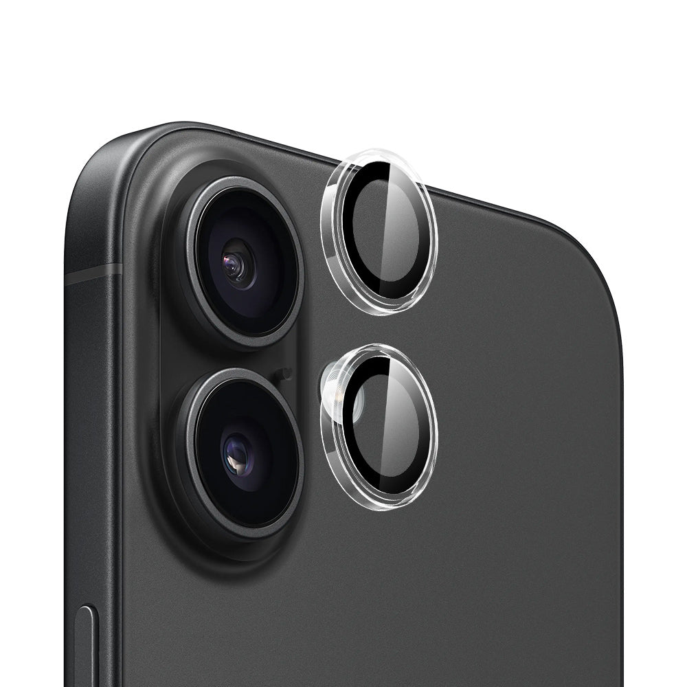 Zaštitna folija za zadnju kameru Blueo Metal Frame za Apple iPhone 16 Plus / 16, Kaljeno staklo, Providna