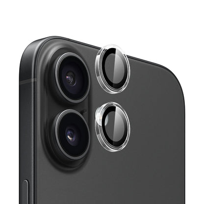 Zaštitna folija za zadnju kameru Blueo Metal Frame za Apple iPhone 16 Plus / 16, Kaljeno staklo, Providna