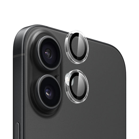 Zaštitna folija za zadnju kameru Blueo Metal Frame za Apple iPhone 16 Plus / 16, Kaljeno staklo, Providna