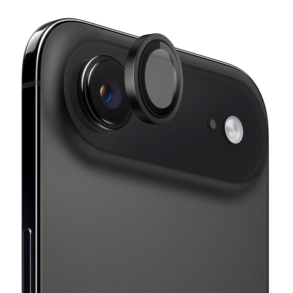 Folija za zaštitu zadnje kamere Blueo Metal Frame za Apple iPhone 17 Air, Kaljeno staklo, Crna