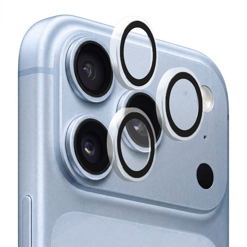 Blueo zaštitna folija za zadnju kameru sa metalnim okvirom za Apple iPhone 18 Pro / 18 Pro Max, kaljeno staklo, providna