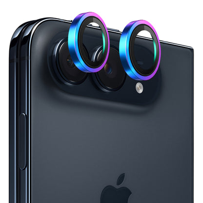 Zaštitno staklo za zadnju kameru Blueo Metal Frame za Apple iPhone Duo, kaljeno staklo, višebojno