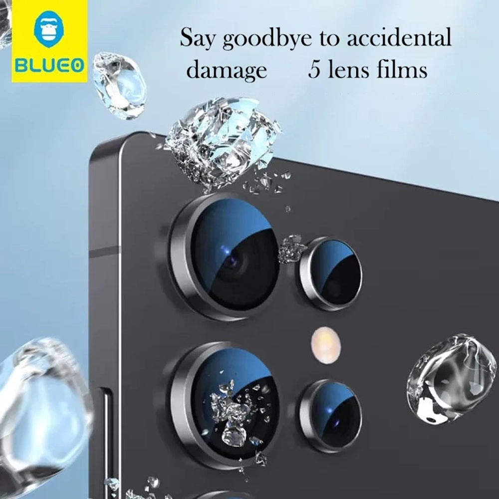 Folija za zaštitu zadnje kamere Blueo za Samsung Galaxy S26 Ultra S948, Kaljeno staklo, Srebrna