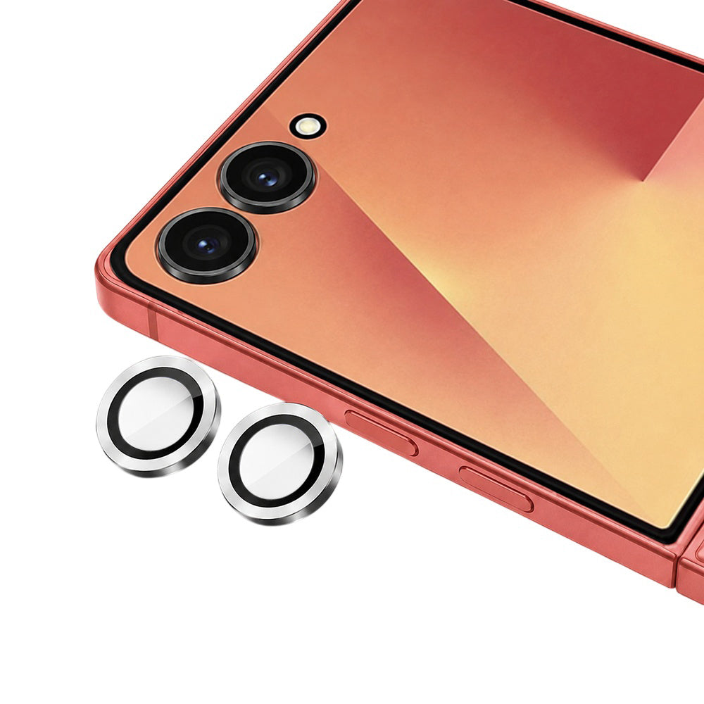 Zaštitna folija za zadnju kameru Blueo za Samsung Galaxy Z Flip8 F776, Kaljeno staklo, Srebrna