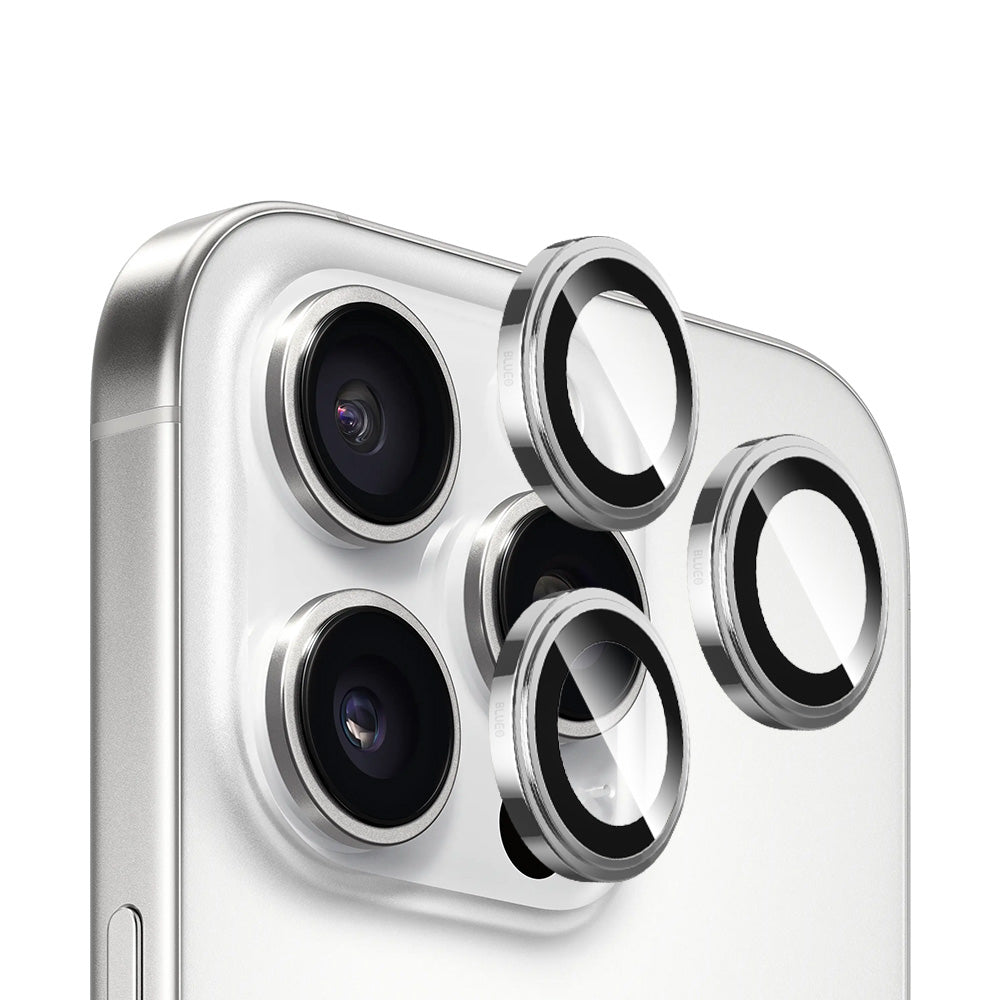 Zaštitna folija za zadnju kameru Blueo Sapphire Crystal za Apple iPhone 14 Pro Max / 14 Pro, Kaljeno staklo, Srebrna