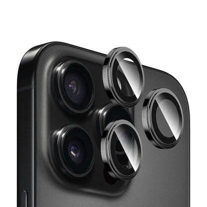 Zaštitna folija za zadnju kameru Blueo Sapphire Crystal za Apple iPhone 14 Pro Max / 14 Pro, Kaljeno staklo, Crna