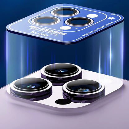 Zaštitna folija za zadnju kameru Blueo Sapphire Crystal za Apple iPhone 14 Pro Max / 14 Pro, Kaljeno staklo, Crna
