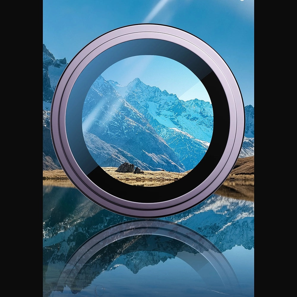 Zaštitna folija za zadnju kameru Blueo Sapphire Crystal za Apple iPhone 14 Pro Max / 14 Pro, Kaljeno staklo, Crna
