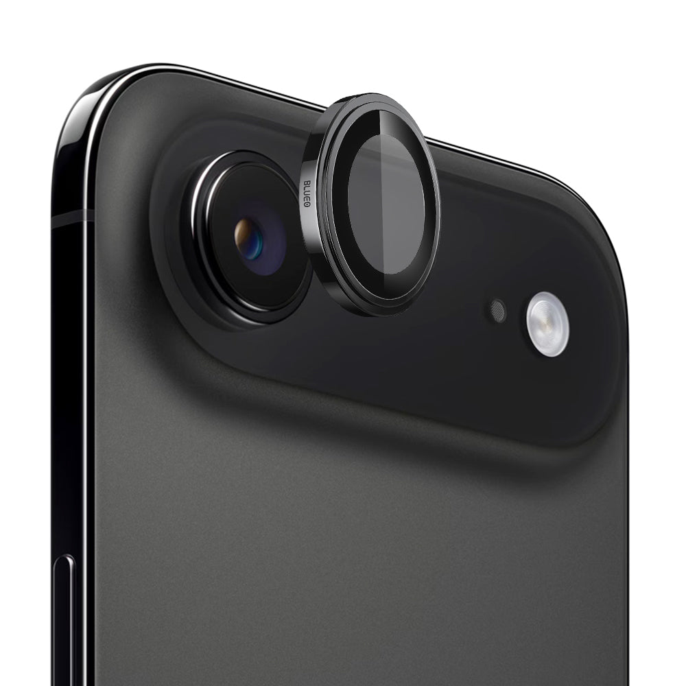 Folija za zaštitu zadnje kamere Blueo Sapphire Crystal za Apple iPhone 17 Air, Kaljeno staklo, Crna