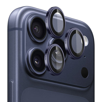 Folija za zaštitu zadnje kamere Blueo Sapphire Crystal za Apple iPhone 17 Pro Max / 17 Pro, Kaljeno staklo, Plava