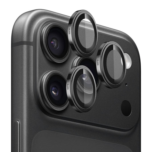 Zaštitno staklo za zadnju kameru Blueo Sapphire Crystal za Apple iPhone 18 Pro / 18 Pro Max, kaljeno staklo, crno