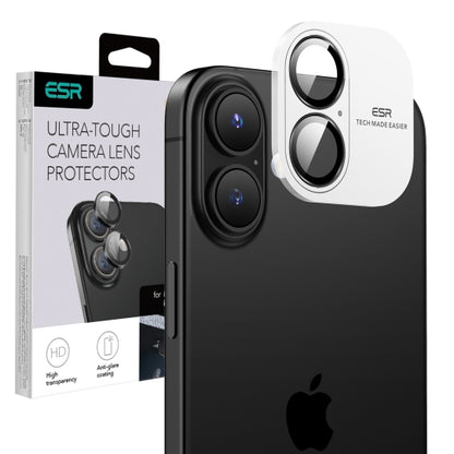 Folija za zaštitu zadnje kamere ESR Armorite za Apple iPhone 17 / 16 Plus / 16, Kaljeno staklo, Crna