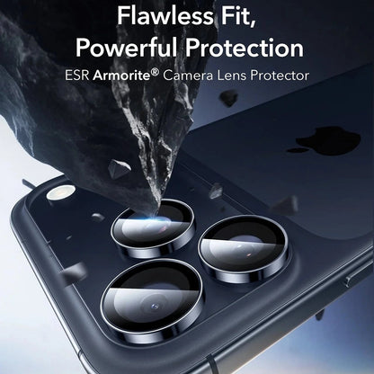 Folija za zaštitu zadnje kamere ESR Armorite za Apple iPhone 17 Pro Max / 17 Pro / 16 Pro Max / 16 Pro, Kaljeno staklo, Plava