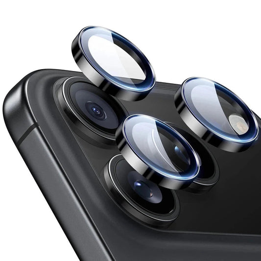 Folija za zaštitu zadnje kamere ESR Armorite za Apple iPhone 17 Pro Max, Kaljeno staklo, Set 2 komada, Crna