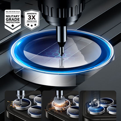 Folija za zaštitu zadnje kamere ESR Armorite za Apple iPhone 17 Pro Max / 17 Pro / 16 Pro Max / 16 Pro, Kaljeno staklo, Providna