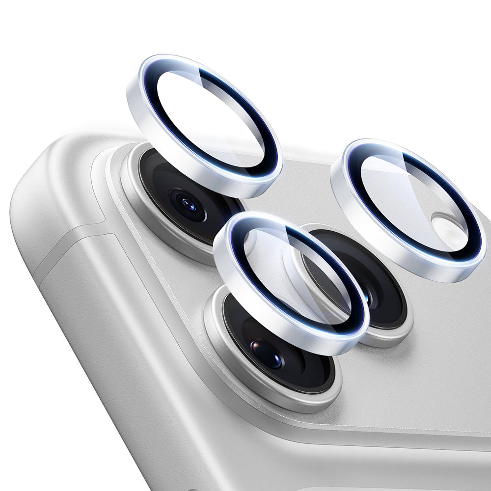 Zaštitna folija za zadnju kameru ESR Armorite za Apple iPhone 18 Pro / 18 Pro max, kaljeno staklo, srebrna