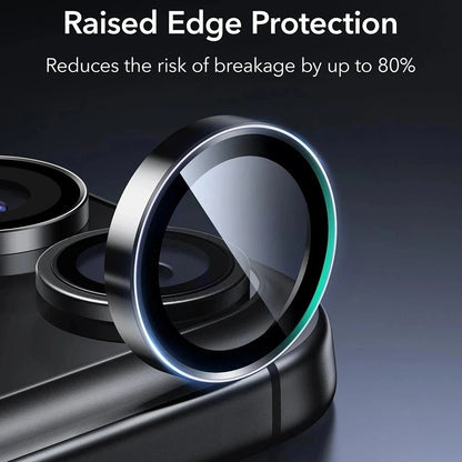 Zaštitna folija za zadnju kameru ESR Armorite za Apple iPhone 18 Pro / 18 Pro max, Kaljeno staklo, Crna