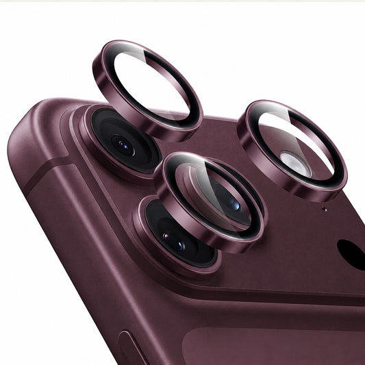 Zaštitna folija za zadnju kameru ESR Armorite za Apple iPhone 18 Pro / 18 Pro Max, kaljeno staklo, tamno bordo