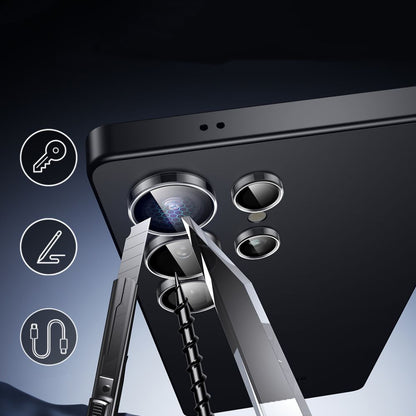 Folija za zaštitu zadnje kamere ESR Armorite za Samsung Galaxy S25 Ultra S938, Kaljeno staklo, Providna