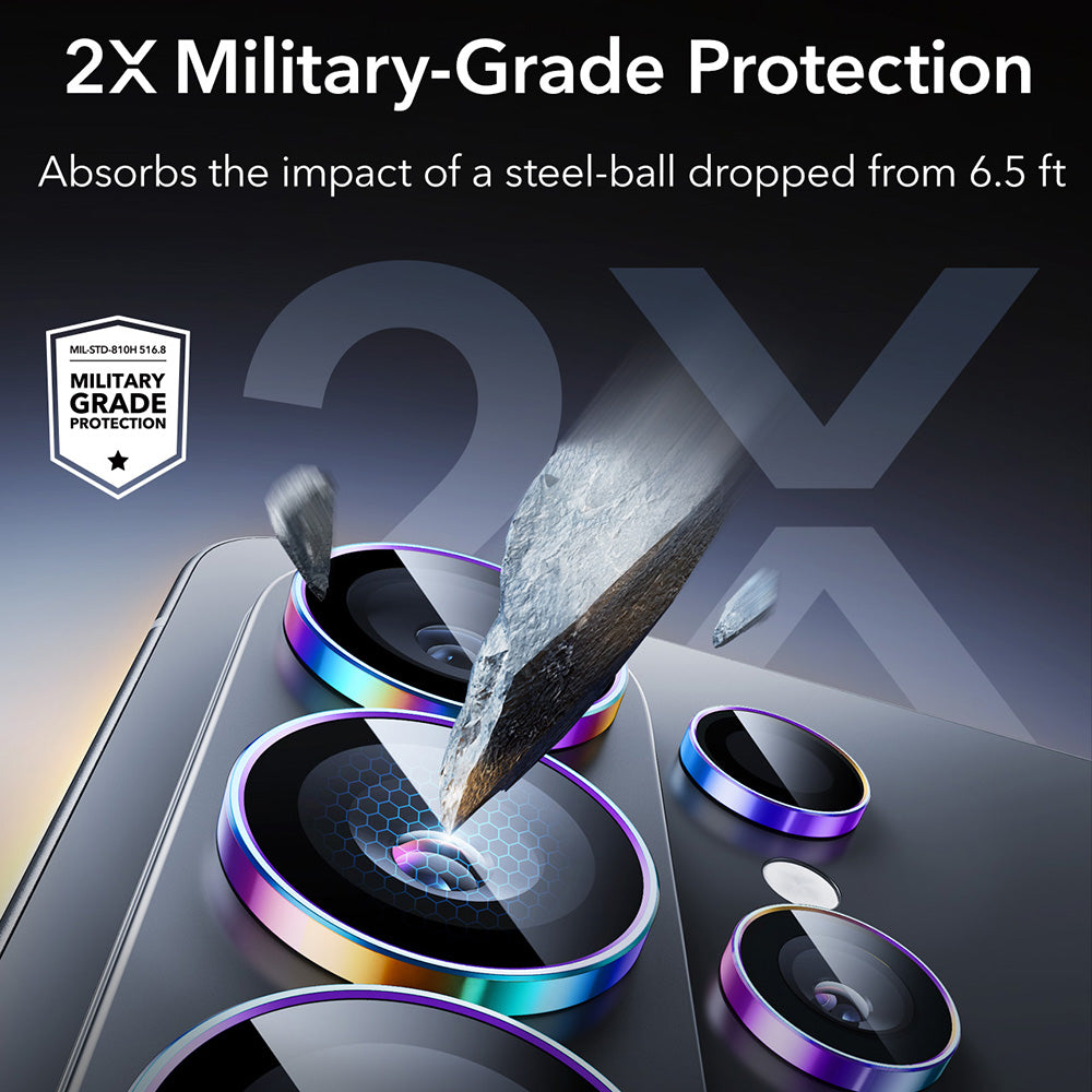 Folija za zaštitu zadnje kamere ESR Armorite za Samsung Galaxy S26 Ultra S948, Kaljeno staklo, Višebojna