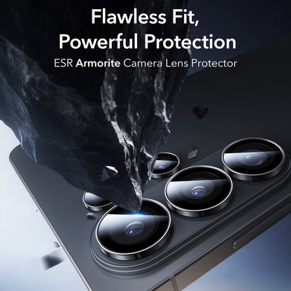 Folija za zaštitu zadnje kamere ESR Armorite za Samsung Galaxy S26 Ultra S948, Kaljeno staklo, Crna