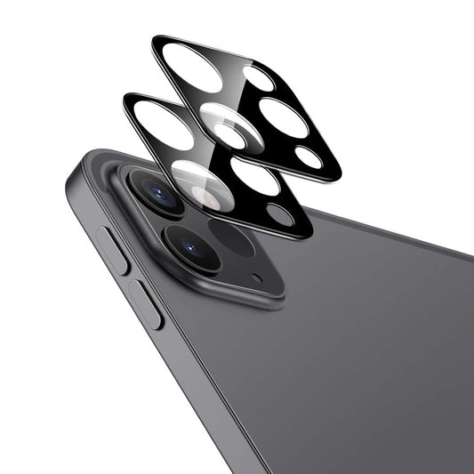 Folija za zaštitu zadnje kamere ESR za Apple iPad Pro 13 (2024) / Pro 11 (2022) / Pro 12.9 (2022), Kaljeno staklo, Set od 2 komada, Crna