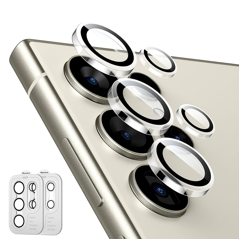 Zaštitna folija za zadnju kameru ESR za Samsung Galaxy S24 Ultra S928, kaljeno staklo, set od 2 komada, providna