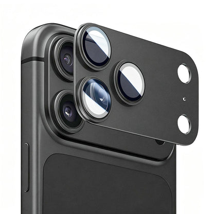Zaštitna folija za zadnju kameru Lito Crown Halo AR + AF za Apple iPhone 18 Pro, Kaljeno staklo, Crna