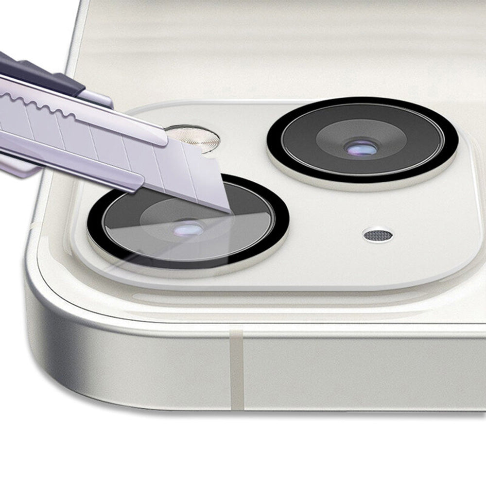 Zaštitna folija za zadnju kameru Lito S+ za Apple iPhone 14 Plus / 14, Kaljeno staklo, Crna