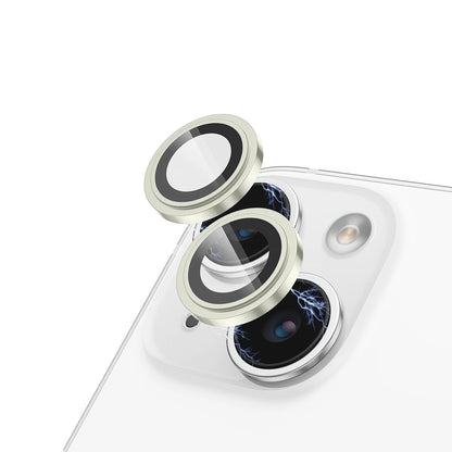 Zaštitna folija za zadnju kameru Lito S+ za Apple iPhone 15 Plus / 15, Kaljeno staklo, Žuta