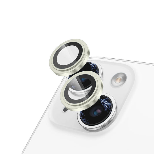 Zaštitna folija za zadnju kameru Lito S+ za Apple iPhone 15 Plus / 15, Kaljeno staklo, Žuta