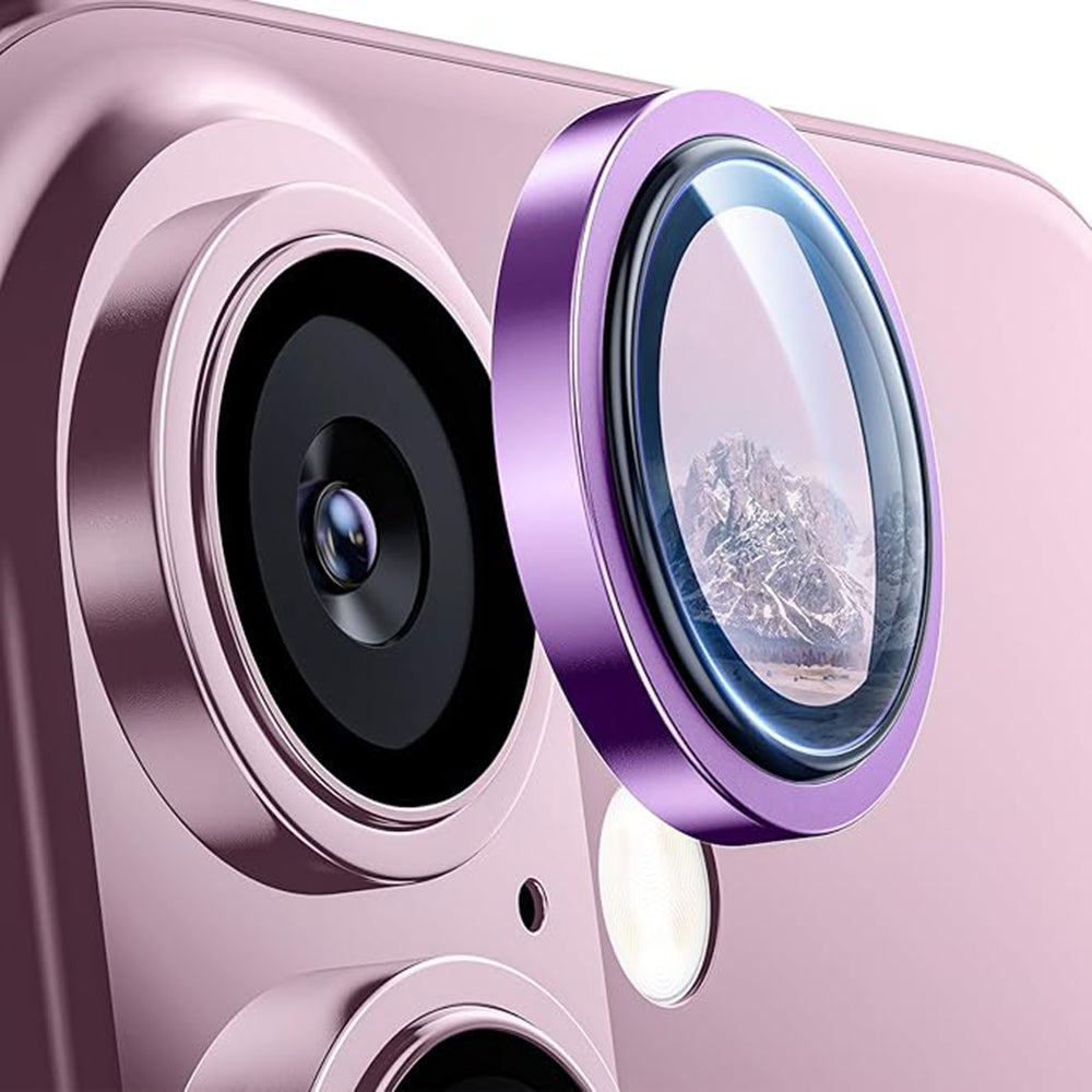 Zaštitna folija za zadnju kameru Lito S+ za Apple iPhone 16 Plus / 16, Kaljeno staklo, Roze