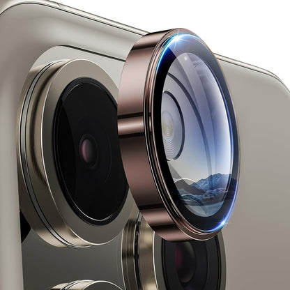 Zaštitna folija za zadnju kameru Lito S+ za Apple iPhone 16 Pro Max / 16 Pro, Kaljeno staklo, Bronzano