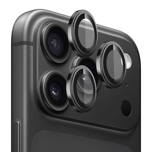 Zaštitna folija za zadnju kameru Lito S+ za Apple iPhone 18 Pro / 18 Pro Max, Kaljeno staklo, Crna