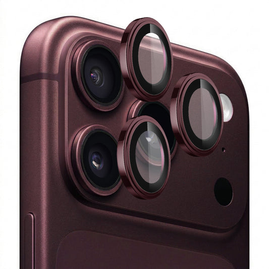 Zaštitna folija za zadnju kameru Lito S+ za Apple iPhone 18 Pro / 18 Pro Max, Kaljeno staklo, Bordo