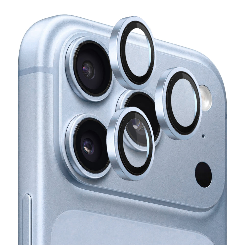 Zaštitna folija za zadnju kameru Lito Titanium AR za Apple iPhone 18 Pro / 18 Pro Max, Kaljeno staklo, Plava