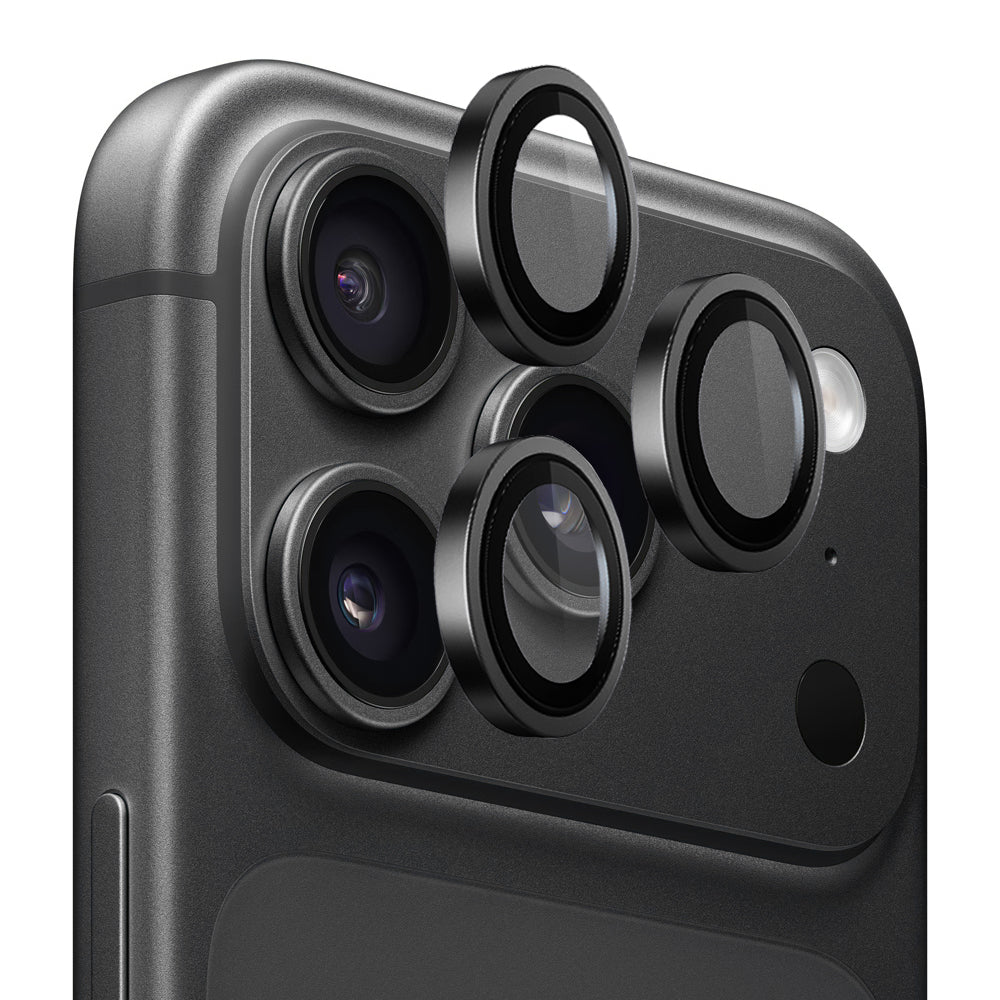 Zaštitna folija za zadnju kameru Lito Titanium AR za Apple iPhone 18 Pro / 18 Pro Max, Kaljeno staklo, Crna