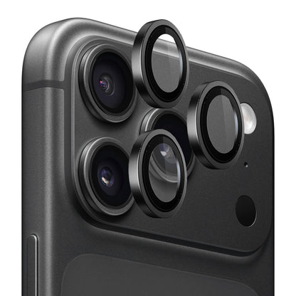 Zaštitna folija za zadnju kameru Lito Titanium AR za Apple iPhone 18 Pro / 18 Pro Max, Kaljeno staklo, Crna