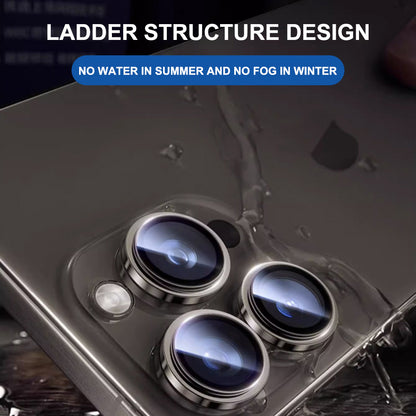 Zaštitna folija za zadnju kameru Lito Titanium AR za Apple iPhone 18 Pro / 18 Pro Max, Kaljeno staklo, Crna