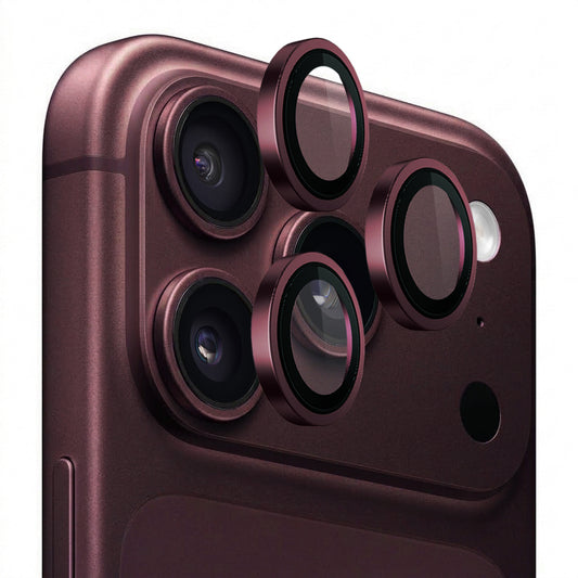 Zaštitna folija za zadnju kameru Lito Titanium AR za Apple iPhone 18 Pro / 18 Pro Max, Kaljeno staklo, Bordo