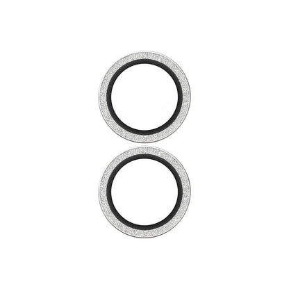 Zaštitna folija za zadnju kameru PanzerGlass Hoops Glitter za Apple iPhone 17 / 16 Plus / 16, Kaljeno staklo, Srebrna