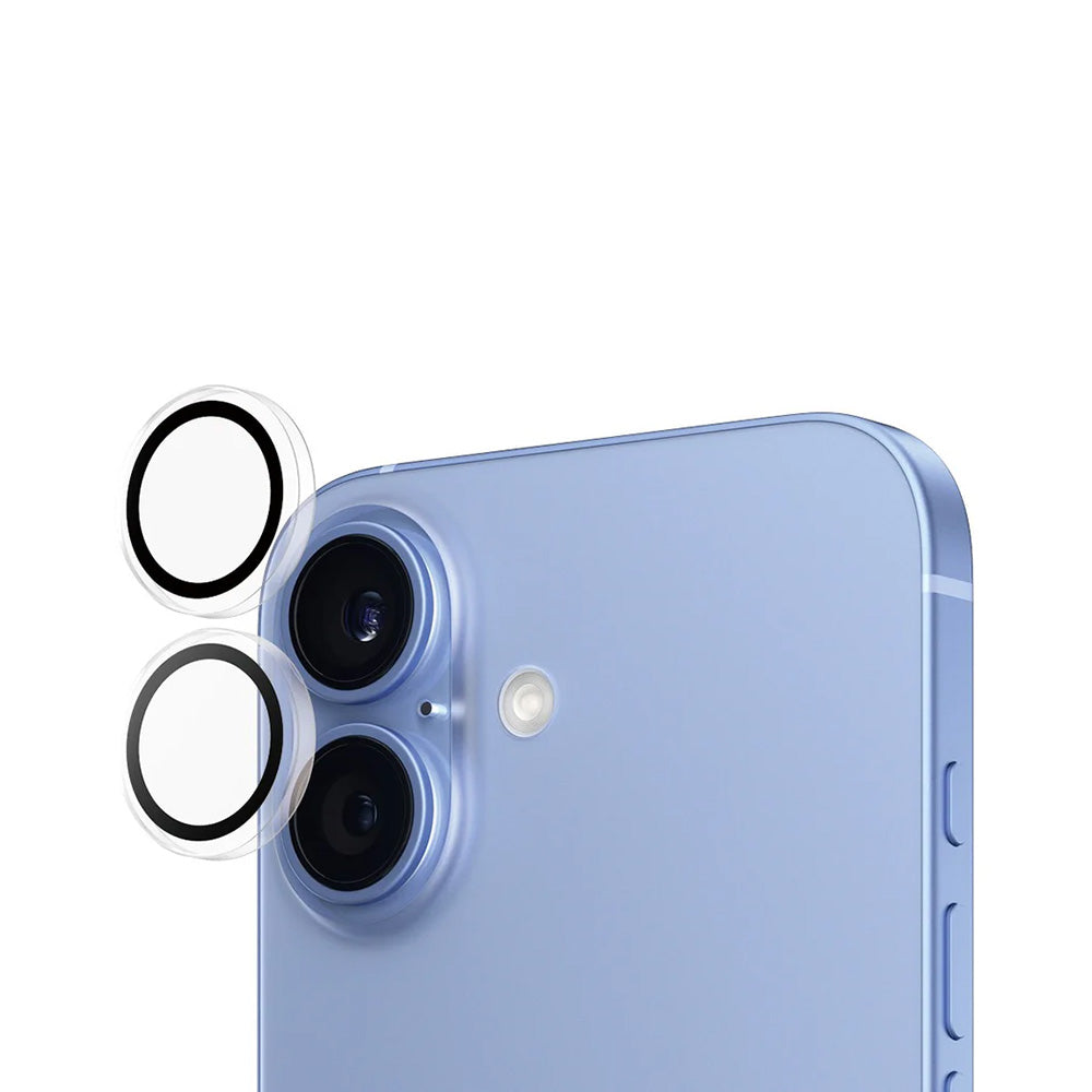 Folija za zaštitu zadnje kamere PanzerGlass Hoops za Apple iPhone 16 Plus / 16, Kaljeno staklo, Providno