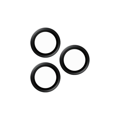 Folija za zaštitu zadnje kamere PanzerGlass Hoops za Apple iPhone 16 Pro Max / 16 Pro, Kaljeno staklo, Crna