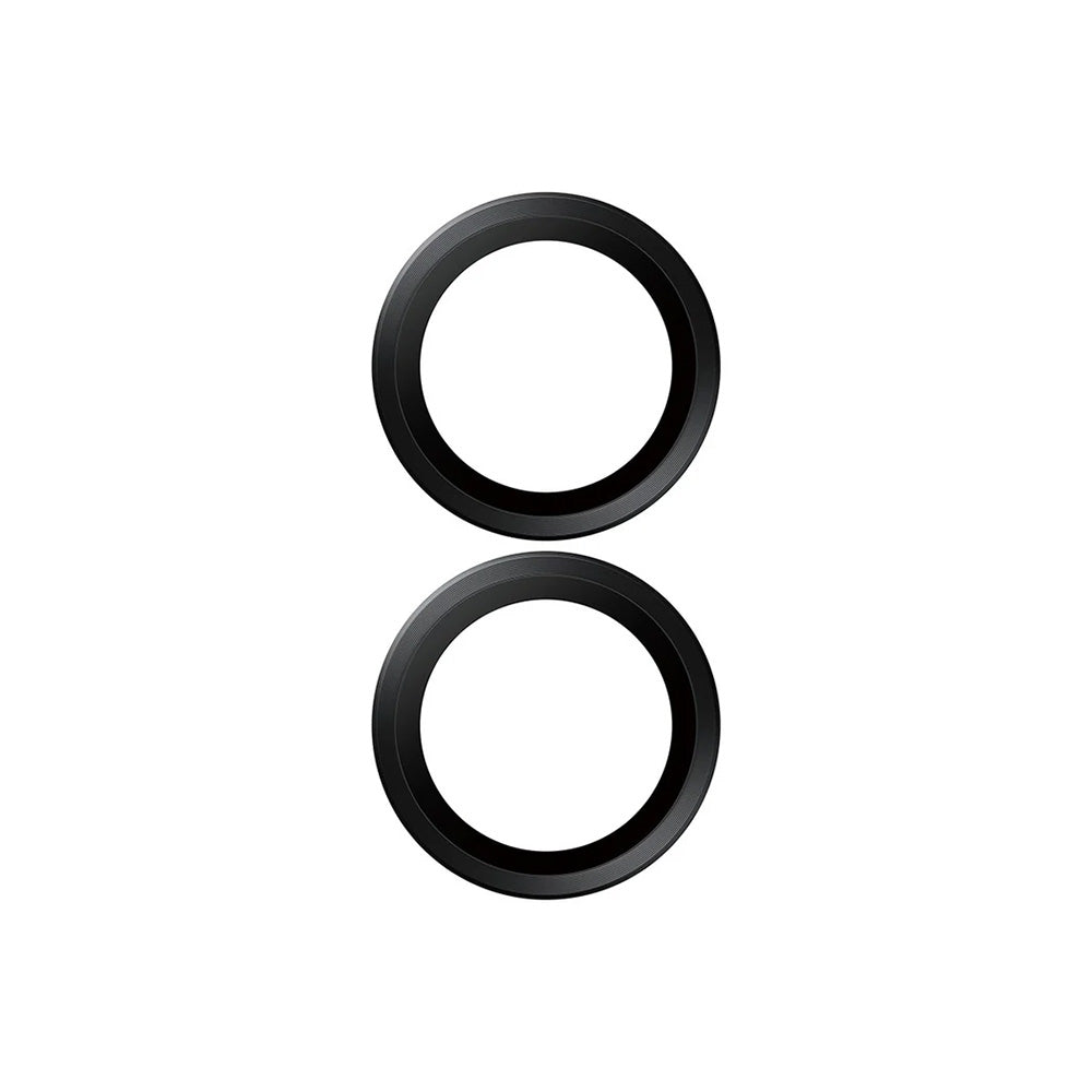 Zaštitna folija za zadnju kameru PanzerGlass Hoops za Apple iPhone 17 / 16 Plus / 16, Kaljeno staklo, Crna