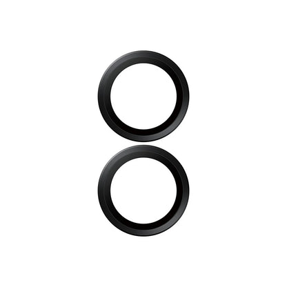 Zaštitna folija za zadnju kameru PanzerGlass Hoops za Apple iPhone 17 / 16 Plus / 16, Kaljeno staklo, Crna