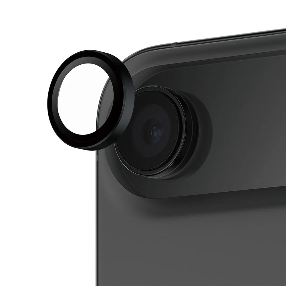 Folija za zaštitu zadnje kamere PanzerGlass Hoops za Apple iPhone 17 Air, Kaljeno staklo, Crna
