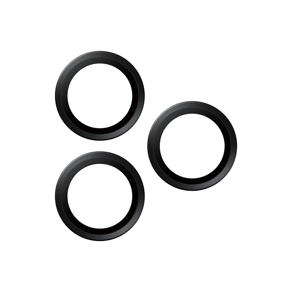 Zaštitna folija za zadnju kameru PanzerGlass Hoops za Apple iPhone 17 Pro Max / 17 Pro / 16 Pro Max / 16 Pro, Kaljeno staklo, Crna