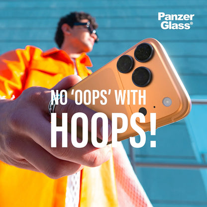 Folija za zaštitu zadnje kamere PanzerGlass Hoops za Apple iPhone 17 Pro, Kaljeno staklo, Providna