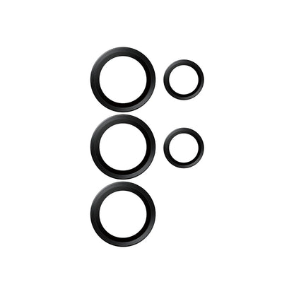 Folija za zaštitu zadnje kamere PanzerGlass Hoops za Samsung Galaxy S25 Ultra S938, Kaljeno staklo, Crna